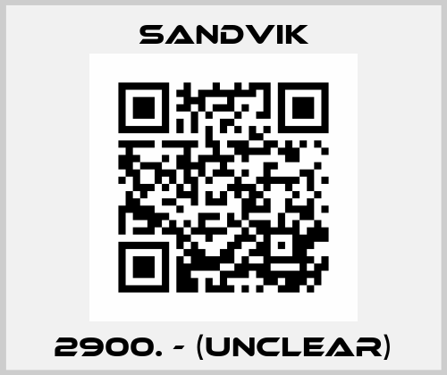 2900. - (UNCLEAR) Sandvik