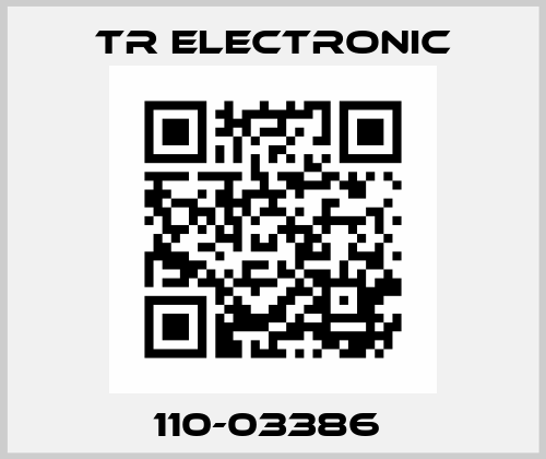 110-03386  TR Electronic