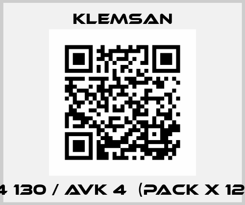 304 130 / AVK 4  (pack x 1280) Klemsan