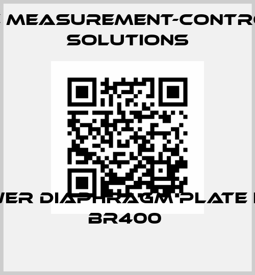 Lower Diaphragm Plate for BR400  GE Measurement-Control Solutions