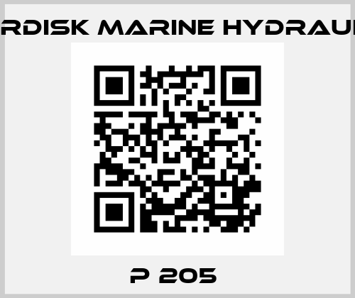 P 205  Nordisk Marine Hydraulic