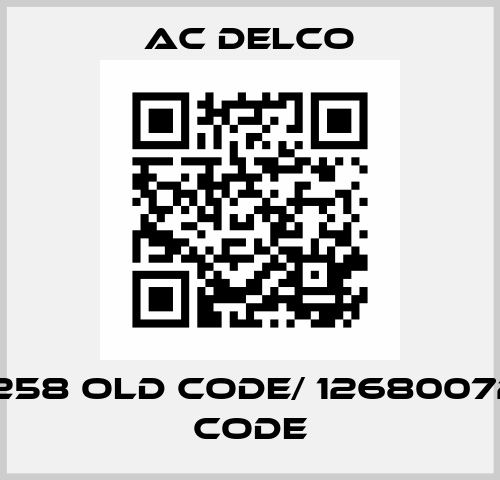 12621258 old code/ 12680072 new code AC DELCO