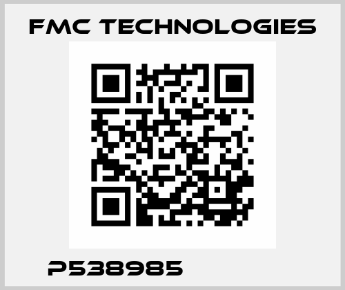 P538985                Fmc Technologies