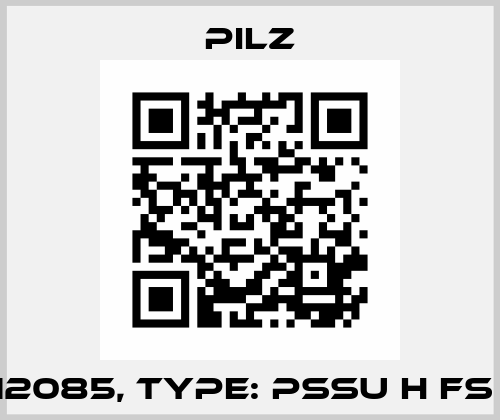 p/n: 312085, Type: PSSu H FS SN SD Pilz