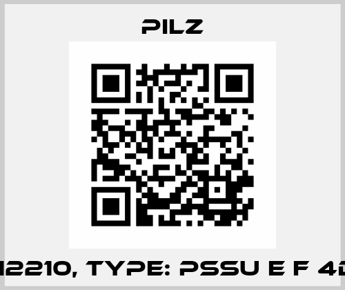 p/n: 312210, Type: PSSu E F 4DO 0.5 Pilz