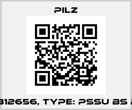 p/n: 312656, Type: PSSu BS 2/8 S Pilz