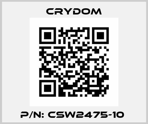P/N: CSW2475-10  Crydom