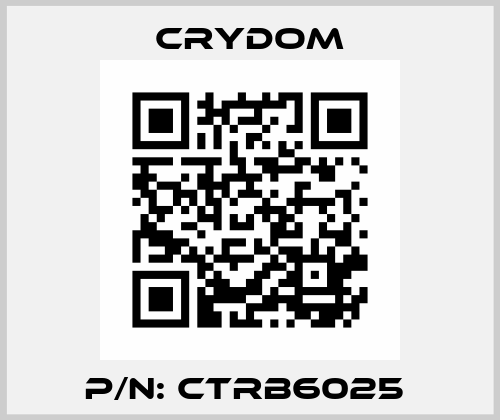 P/N: CTRB6025  Crydom