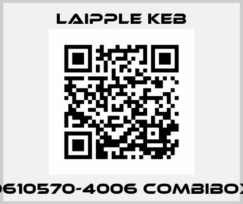 0610570-4006 COMBIBOX LAIPPLE KEB