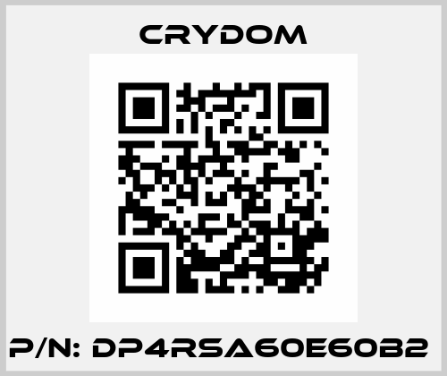 P/N: DP4RSA60E60B2  Crydom