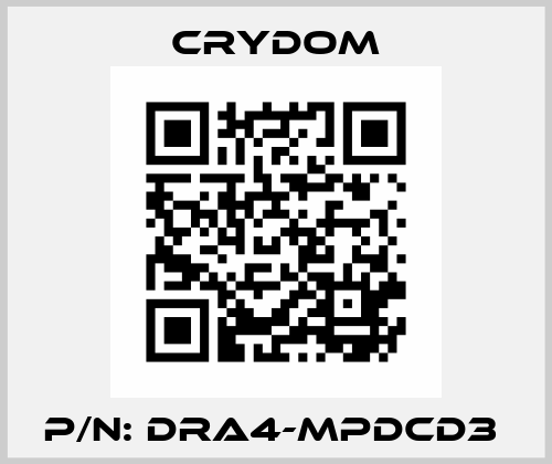 P/N: DRA4-MPDCD3  Crydom