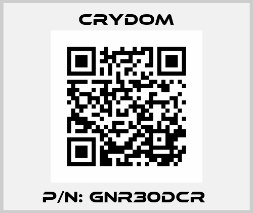 P/N: GNR30DCR  Crydom