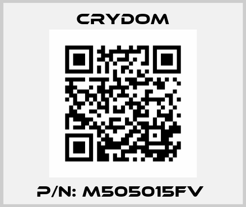 P/N: M505015FV  Crydom