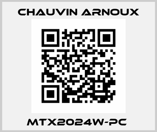 MTX2024W-PC  Chauvin Arnoux