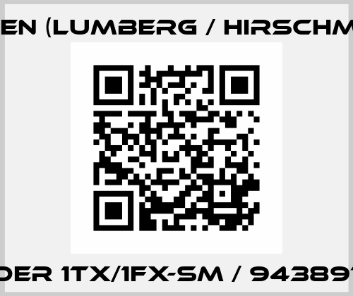 SPIDER 1TX/1FX-SM / 943891001 Belden (Lumberg / Hirschmann)