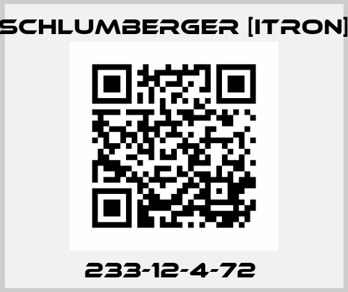 233-12-4-72  Schlumberger [Itron]