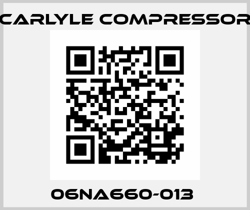 06NA660-013  Carlyle Compressor