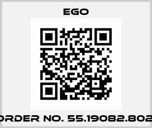 Order No. 55.19082.802  EGO