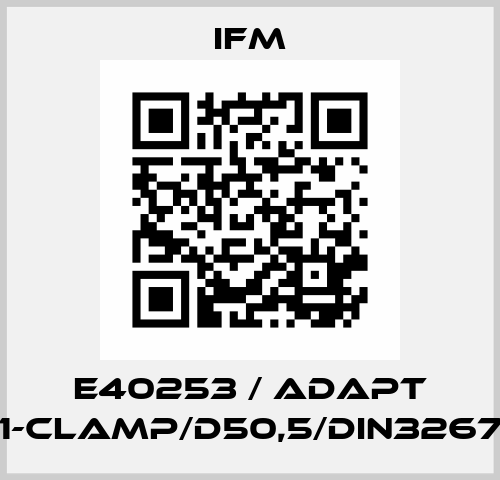 E40253 / ADAPT G1-CLAMP/D50,5/DIN32676 Ifm