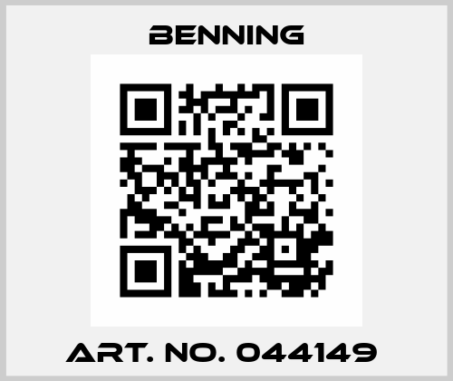 Art. No. 044149  Benning