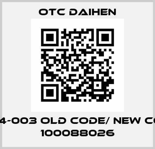 3574-003 old code/ new code 100088026 Otc Daihen
