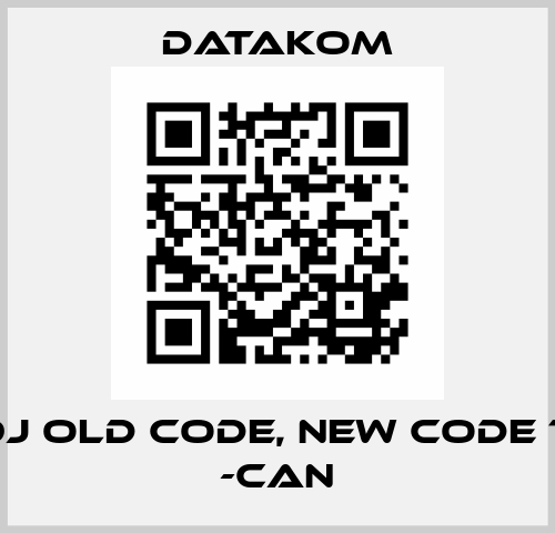 TJ509J old code, new code TJ509 -CAN DATAKOM