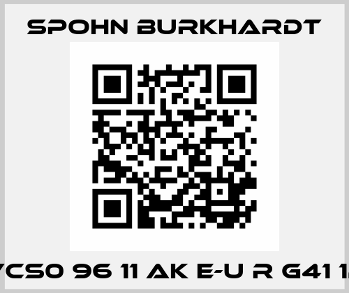 VCS0 96 11 AK E-U R G41 12 Spohn Burkhardt