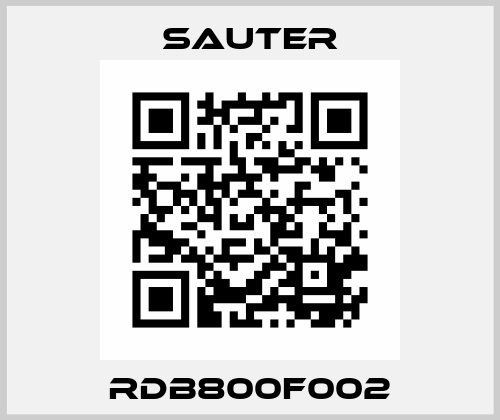RDB800F002 Sauter