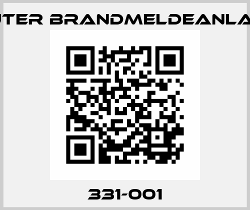 331-001 Sauter Brandmeldeanlagen