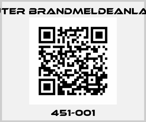 451-001 Sauter Brandmeldeanlagen