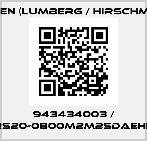 943434003 / RS20-0800M2M2SDAEHH Belden (Lumberg / Hirschmann)