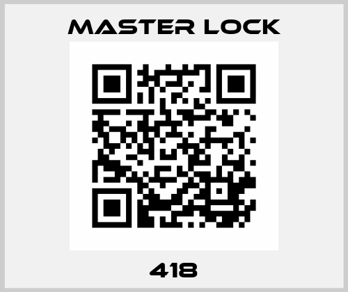 418 Master Lock