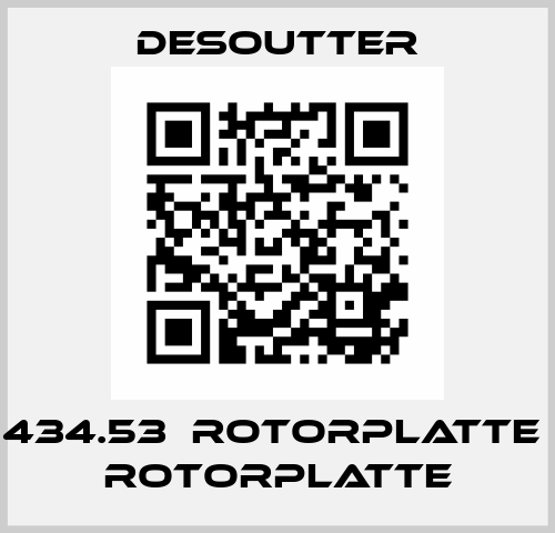 434.53  ROTORPLATTE  ROTORPLATTE Desoutter
