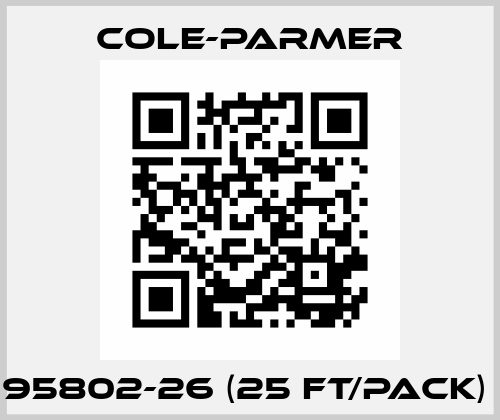 95802-26 (25 ft/pack)  Cole-Parmer