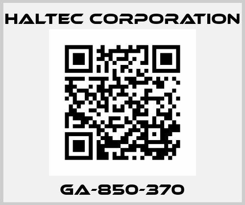 GA-850-370 Haltec Corporation