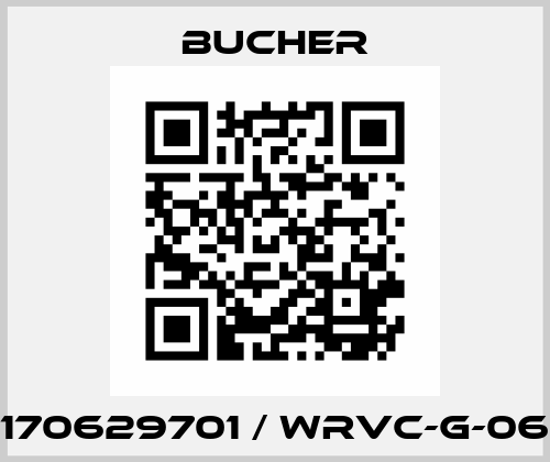 170629701 / WRVC-G-06 Bucher Hydraulics