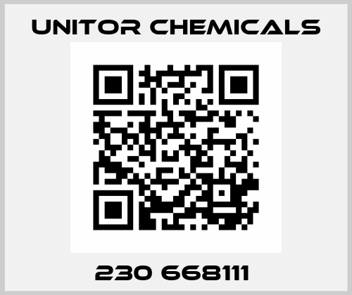 230 668111  Unitor Chemicals