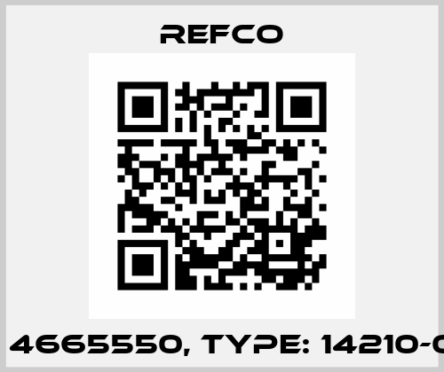 p/n: 4665550, Type: 14210-01/10 Refco