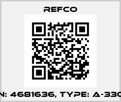 p/n: 4681636, Type: A-33010 Refco