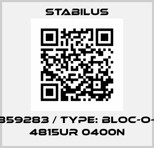 PN: 859283 / Type: Bloc-o-lift 4815UR 0400N Stabilus