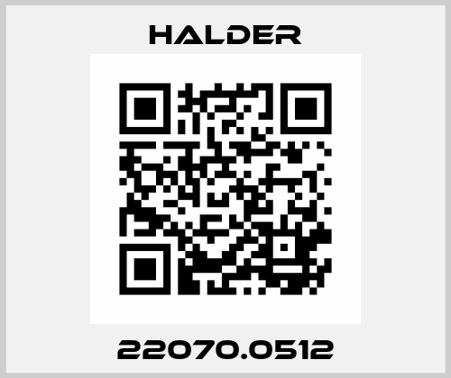 22070.0512 Halder