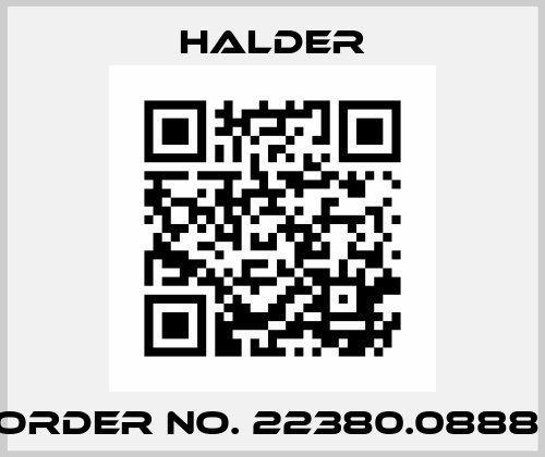 Order No. 22380.0888  Halder