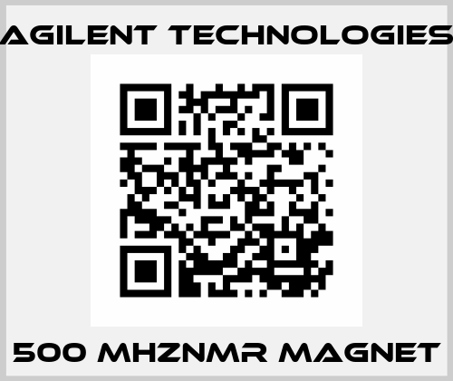500 MHZNMR MAGNET Agilent Technologies