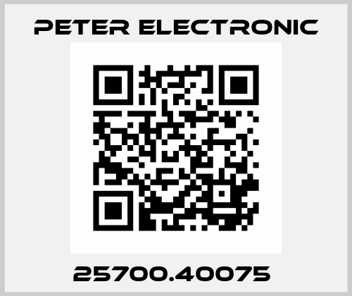 25700.40075  Peter Electronic