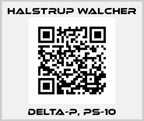 Delta-P, PS-10 Halstrup Walcher