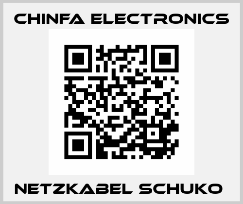 Netzkabel Schuko  Chinfa Electronics