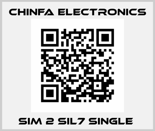 SIM 2 SIL7 single  Chinfa Electronics