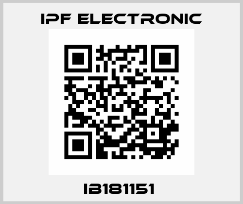 IB181151  IPF Electronic
