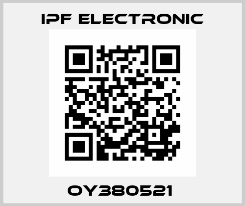 OY380521  IPF Electronic