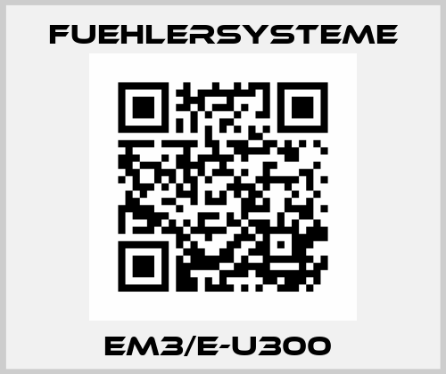 EM3/E-U300  FuehlerSysteme